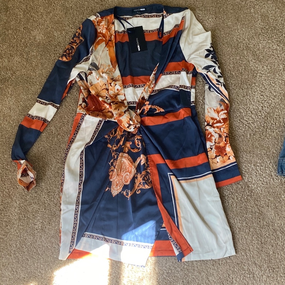 Tie up dress